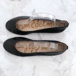 SAM EDELMAN Noah  Black Leather Ballet Flat Size 9M